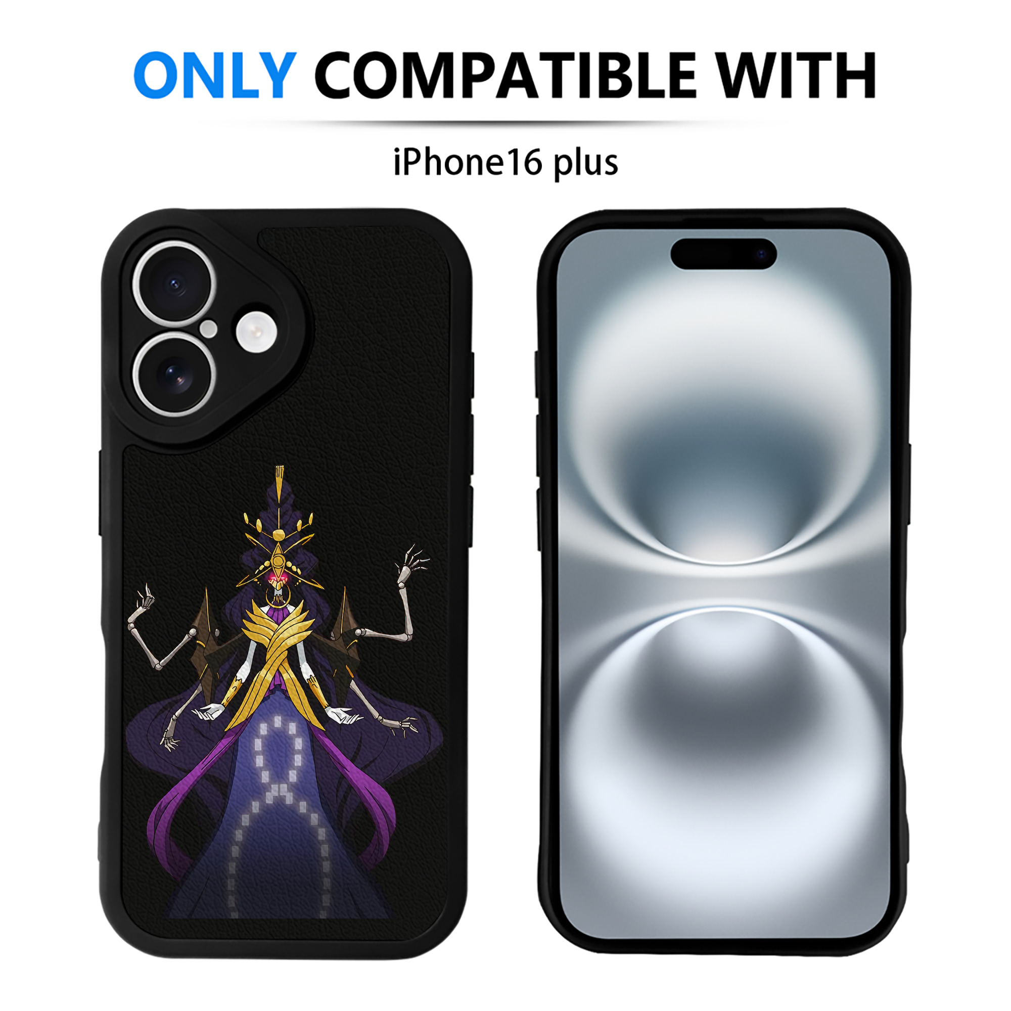 遊☆戯☆王 Yu-Gi-Oh! 【iPhone 16シリーズ対応】シリコンスマホケース（レザー調） 材質：シリコン